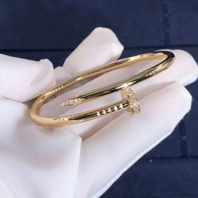 गुणवत्ता  18K Gold Car tier Juste Un Clou Bracelet Support Sample Order OEM फैक्टरी