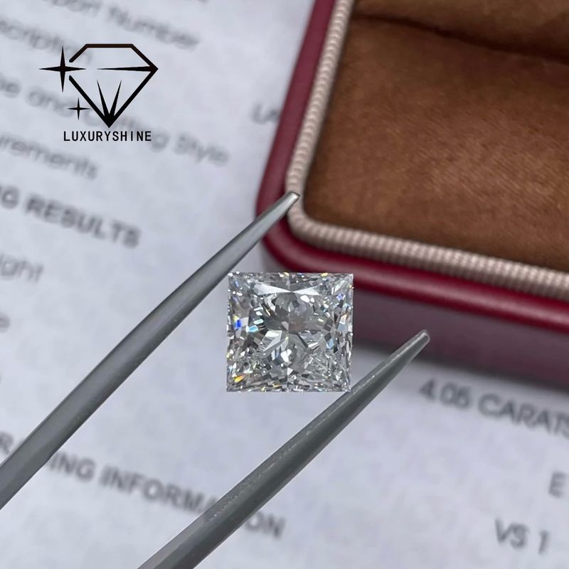 गुणवत्ता LuxuryShine Princess Cut Lab Grown Diamond D-F Color VVS-VS With IGI Certificate Excellent Cut Wedding Diamonds Wholesale  लक्जरीशीन प्रिंसेस कट लैब बढ़े हुए हीरे डी-एफ रंग वीवीएस-वीएस आईजीआई प्रमाणपत्र के साथ उत्कृष्ट कट शादी के हीरे थोक कारखाना