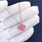 Ladies Van Cleef Arpels 18K Gold Necklace Vintage Alhambra Pendant
