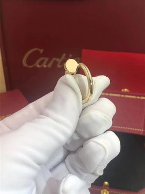 गुणवत्ता 18K गोल्ड जस्ट अन क्लौ अंगूठी पीला सफेद गुलाब सोना गुलाबी कारखाना