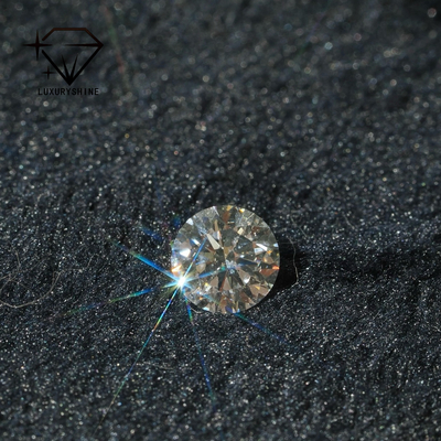 LuxuryShine VS1 लैब से उगाया गया हीरा 1ct 2ct 3ct 4ct 5ct गोल कट सफेद उत्कृष्ट कट आईजीआई प्रमाणित