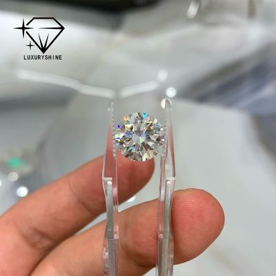 गुणवत्ता LuxuryShine VS1 लैब से उगाया गया हीरा 1ct 2ct 3ct 4ct 5ct गोल कट सफेद उत्कृष्ट कट आईजीआई प्रमाणित कारखाना