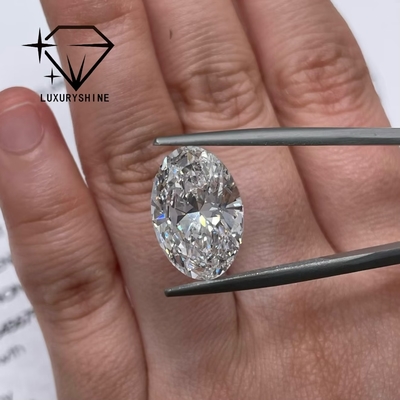 LuxuryShine 0.1-10CT VVS2 लैब में उगाए गए डायमंड D-F रंग व्हाइट ओवल एक्सीलेंट कट, IGI सर्टिफिकेट के साथ 3EX कट स्टोन्स LuxuryShine द्वारा