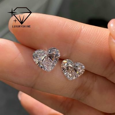 गुणवत्ता LuxuryShine VS2 Heart Excellent Cut Lab Grown Diamond Real Diamonds & Wedding Jewelry & Customized Jewelry Support विशेष अनुकूलन कारखाना