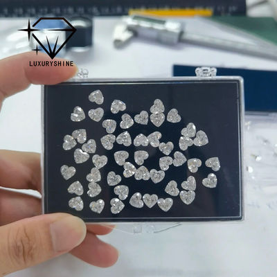 गुणवत्ता LuxuryShine VS2 Heart Excellent Cut Lab Grown Diamond Real Diamonds & Wedding Jewelry & Customized Jewelry Support विशेष अनुकूलन कारखाना