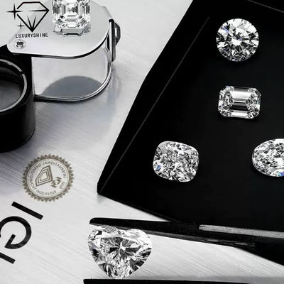 गुणवत्ता LuxuryShine VS2 Heart Excellent Cut Lab Grown Diamond Real Diamonds & Wedding Jewelry & Customized Jewelry Support विशेष अनुकूलन कारखाना
