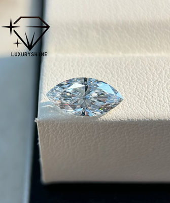 गुणवत्ता लक्जरीशाइन VVS2 मार्किस शेप 0.3-15ct लैब में उगाया गया हीरा D-F रंग 3EX कट स्टोन IGI सर्टिफिकेट के साथ असली हीरा कारखाना