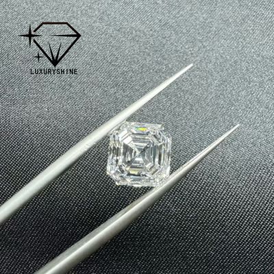 गुणवत्ता LuxuryShine VVS-VS 0.1-10CT Asscher Shape Lab बढ़ी हुई हीरा D-F रंग सफेद हीरा IGI प्रमाण पत्र के साथ 3EX कट स्टोन कारखाना