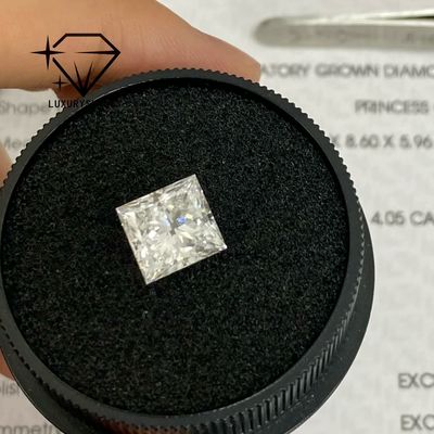 गुणवत्ता LuxuryShine Princess Cut Lab Grown Diamond D-F Color VVS-VS With IGI Certificate Excellent Cut Wedding Diamonds Wholesale  लक्जरीशीन प्रिंसेस कट लैब बढ़े हुए हीरे डी-एफ रंग वीवीएस-वीएस आईजीआई प्रमाणपत्र के साथ उत्कृष्ट कट शादी के हीरे थोक कारखाना