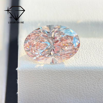 LuxuryShine 1-10CT फैंसी गुलाबी अंडाकार प्रयोगशाला विकसित हीरा VVS-VS ढीला हीरे आईजीआई प्रमाणपत्र के साथ अनुकूलित गहने